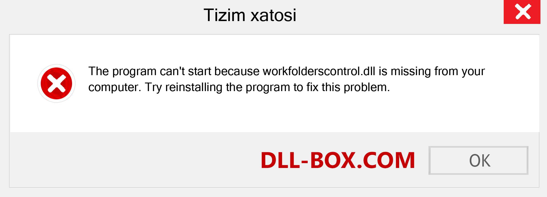 workfolderscontrol.dll fayli yo'qolganmi?. Windows 7, 8, 10 uchun yuklab olish - Windowsda workfolderscontrol dll etishmayotgan xatoni tuzating, rasmlar, rasmlar